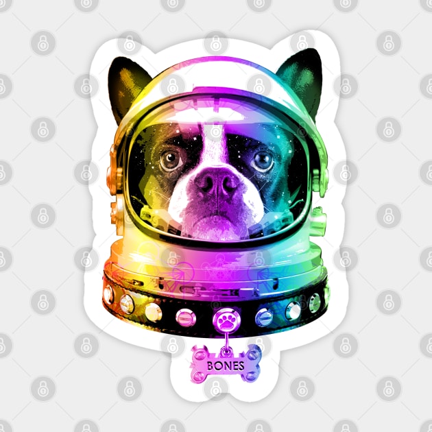 Space Dog Sticker by BeeryMethod